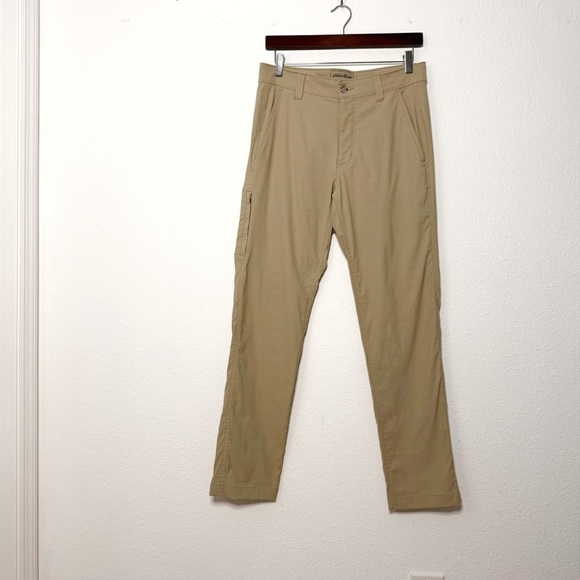 Eddie Bauer Travex women performance outdoor hiking pants beige 30x30 - Picture 2 of 10